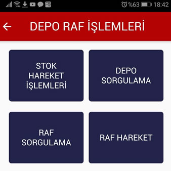 Depo Raf Sayım